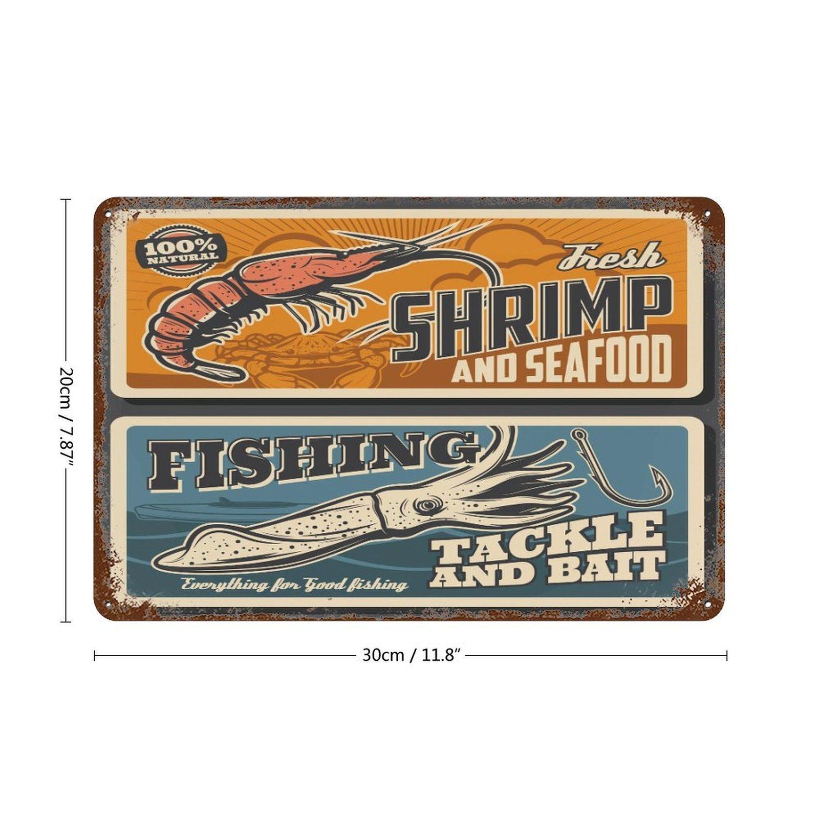 

1-Pack shabby metal art sign, 20×30cm and 30×40cm, retro rust finish wall decor for living room, pub or restaurant 20*30CM