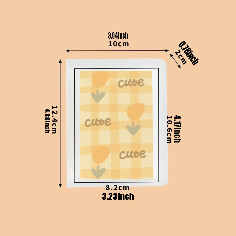

Прозорий портативний багатосекційний альбом для візитних карток, папка-книга для фотокарток, багатоцільовий органайзер для зберігання прикрас, фотоальбом 4 inch-40 card slots