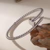 New Couple Love Four-leaf Clover Round Bead Open Fashion Bracelet Bracelet