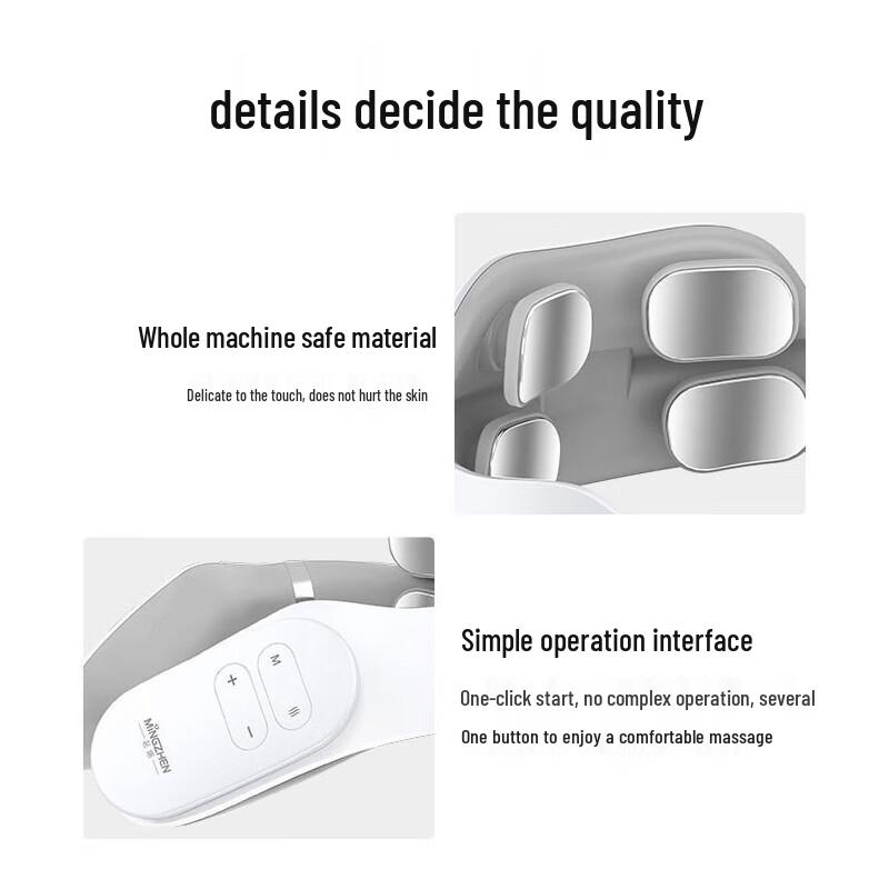 MiNGZHEN Smart Mini Pulse Neck Massager CN Plug (adapter Included)