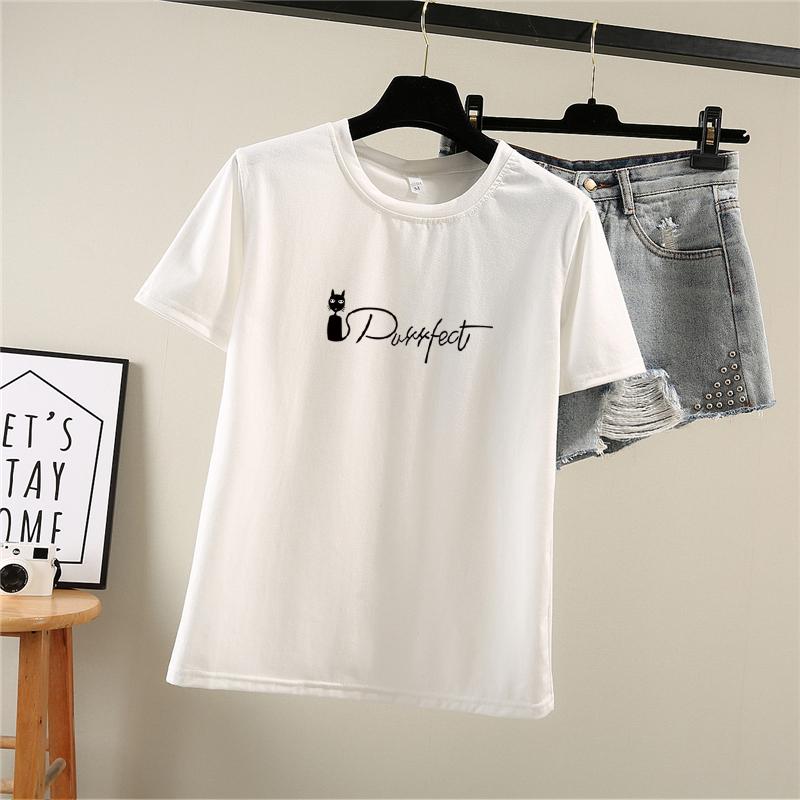 T-shirts à manches courtes pour femmes avec imprimé dessin animé amusant Harajuku, T-shirt d'été décontracté ample pour étudiante, hauts Y2k pour jeune fille