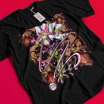Camicia Demon Slayer T-shirt Mitsuri Kanroji T-shirt Zenitsu T-shirt Muzan Tanjiro Doma Maglietta BB756