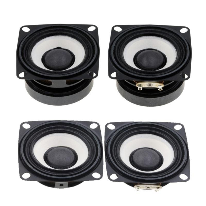 2.09Inch Audio Speaker 4Ohm 5W 10W HighPower- Loudspeaker Speakers Audio Horn 53mm Square Internal Magnetic