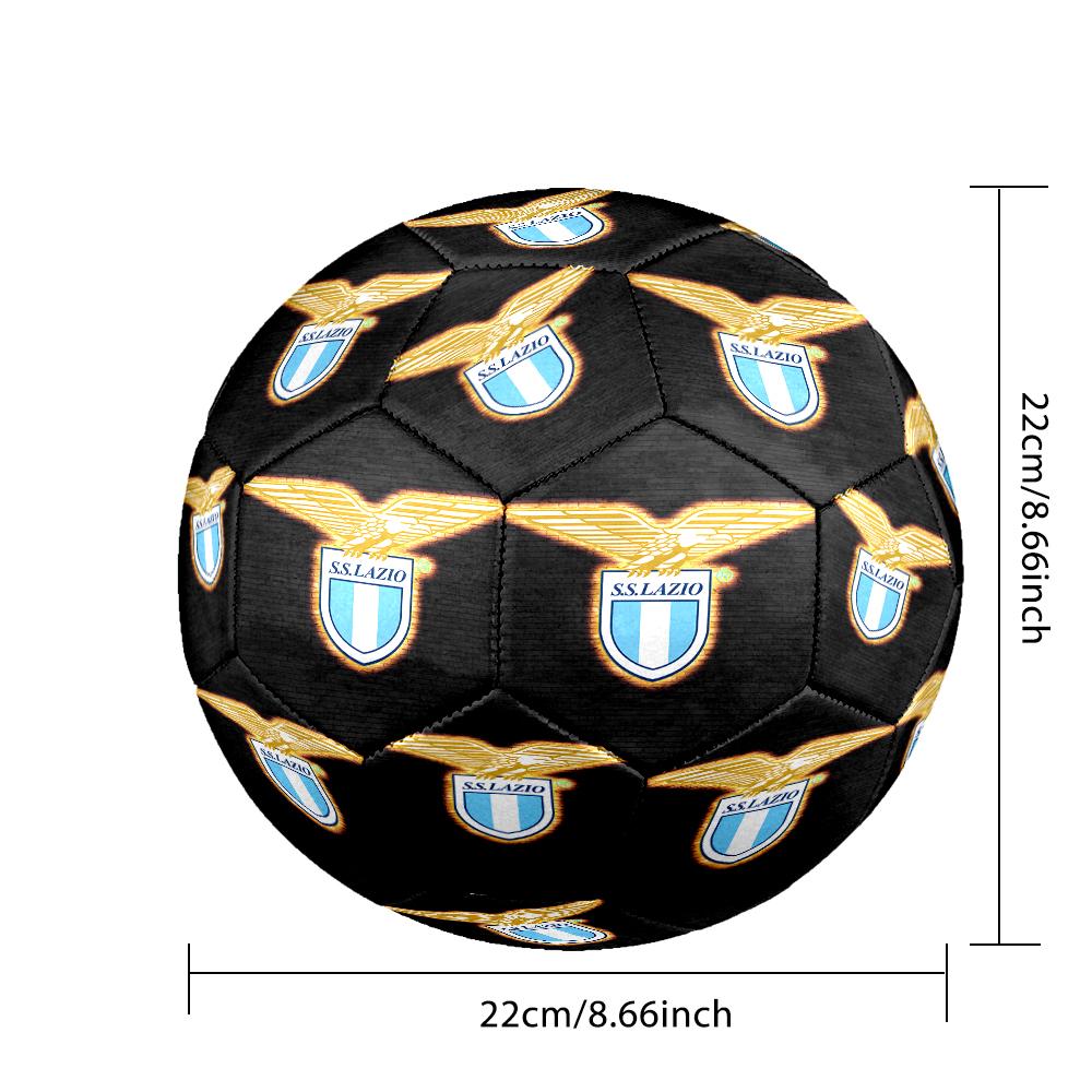 Lazio Football Crest Size 5 Soccer Balls, Anti-Slip, Protective Football, Outdoor Sport, a Unique Gift Suitable for him/her, Birthdays