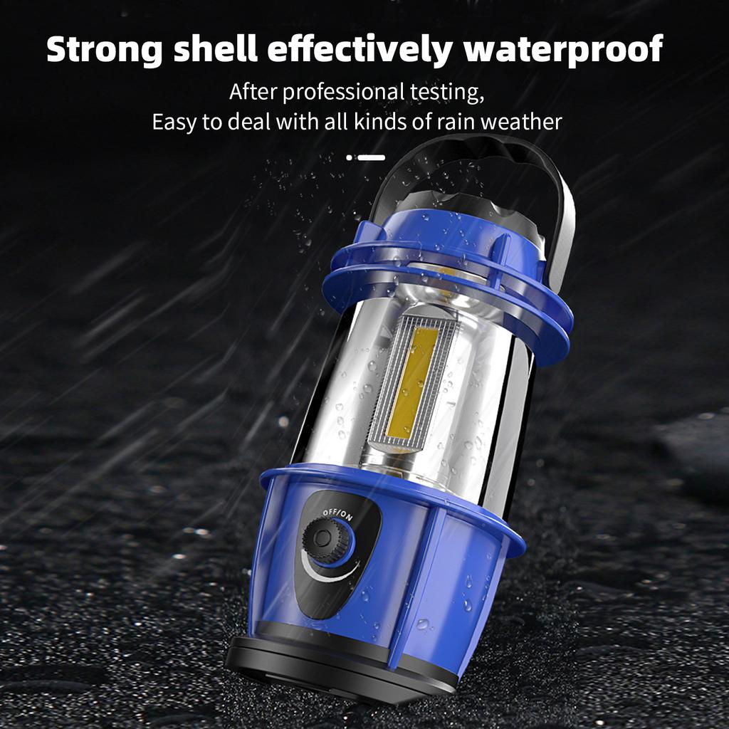 Portable Camping Lamp Adjustable Brightness Camping Lights Waterproof Tents Lighting Lantern Emergency Bulb Flashlight