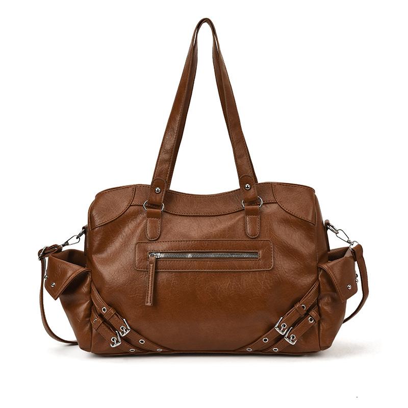 

Korean version of casual large-capacity armpit bag 2025 autumn and winter new fashion tote bag women s commuter shoulder bag