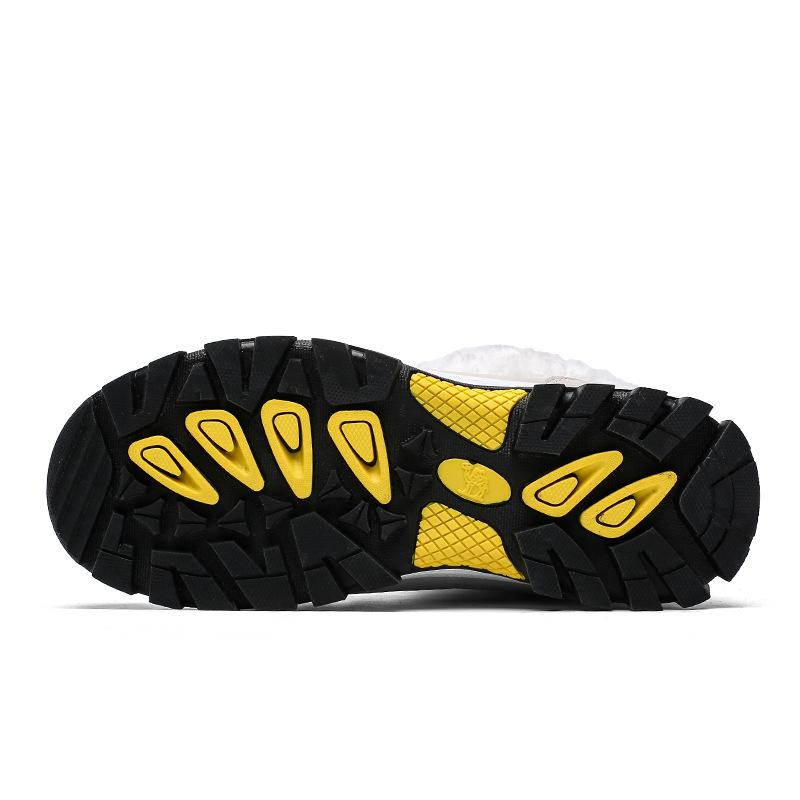 2025 Winter Snow Boots Women's Outdoor Travel Fashion Grip Thickened Warm High-top Cotton Shoes Women's Medium Boots