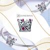 Charms 925 Crown Pendant Bead Charms 925 Cubic Zirconia