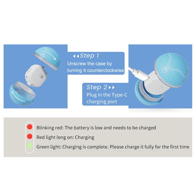 Smart Interactive Dog Balls Smart Electric Ball Active Rolling Ball For Puppy Small Medium Dogs