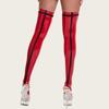 Gothic Faux Leather Stockings Shiny Smooth Long Socks New Open Toe Hosiery  Stage Performance
