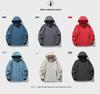 Stand Collar Hooded Outdoor Jacket for Men and Women - Spring/Autumn Casual Lightweight 