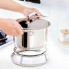 1Pcs Round Bottom Wok Rack Stainless Steel Cookware Ring Durable Pot Mat