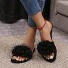 2026 Women Flower Flat Slippers Casual Walking Shoes Female Summer Fashion Dress Sandals Outdoor