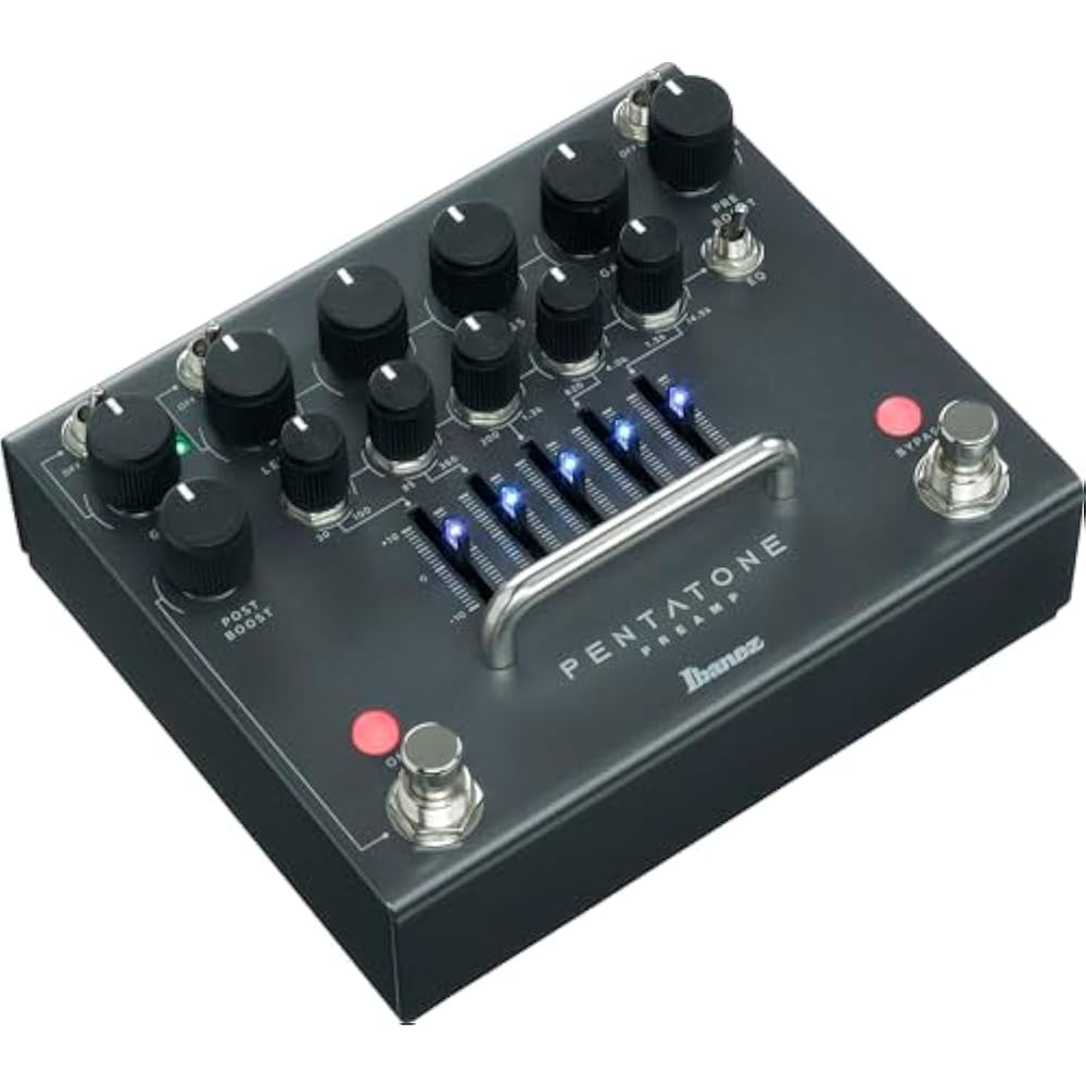 IBANEZ Ibanez 5 Band Parametric EQ/Noise Gate “PENTATONE PREAMP” PTPRE
