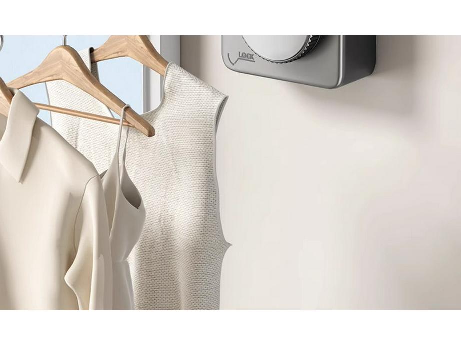Indoor Retractable Clothesline - Invisible, No-Punch Installation for Bathroom or Balcony