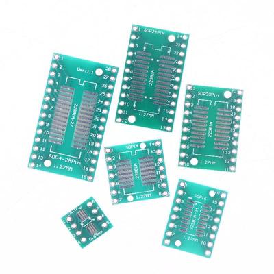 30/35 Stück Sop24 Sop8 Sop14 Sop16 Sop20 Sop28 SMD Zu DIP Adapter Konverterplatte Sop 8 14 16 20 24 28 Leiterplatten-Kit