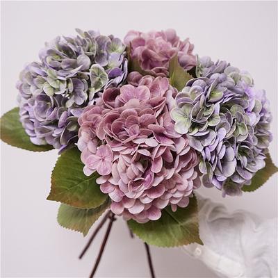 68cm Moisturizing 3D Large Hydrangea Artificial Flowers Wedding Floral Real Touch Flower Party Home Room Decor Latex Hydrangea
