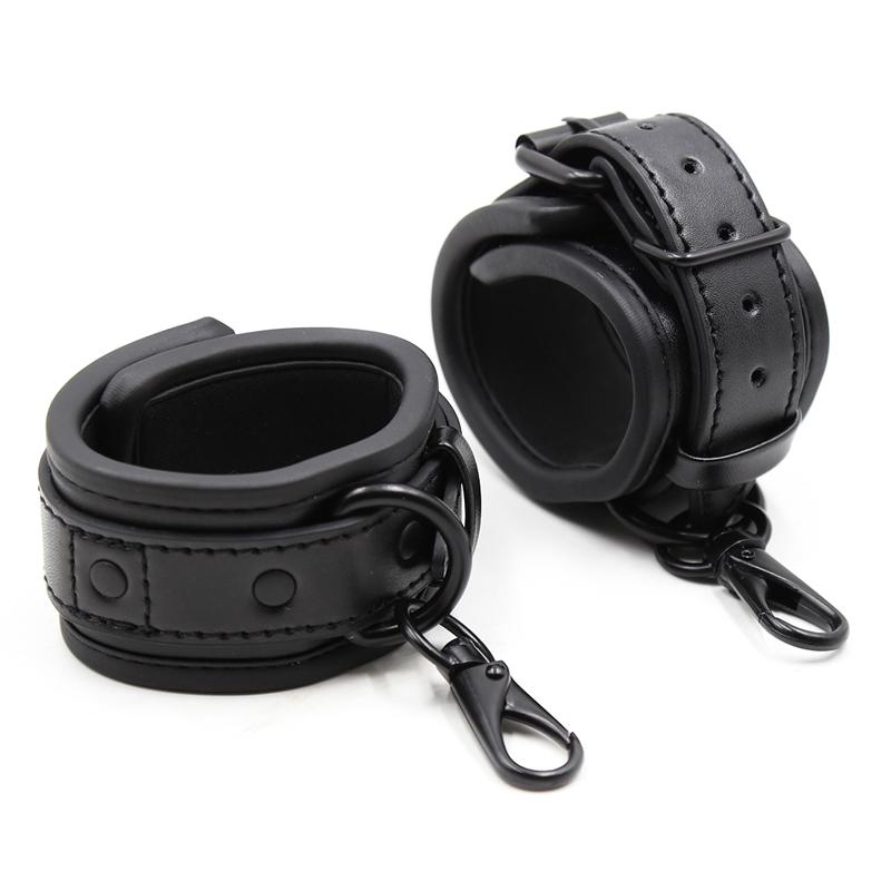 Sexy Adjustable Leather Handcuffs For Sex Toys For Woman Couples Hang Buckle Link Bdsm Bondage Restraints Exotic