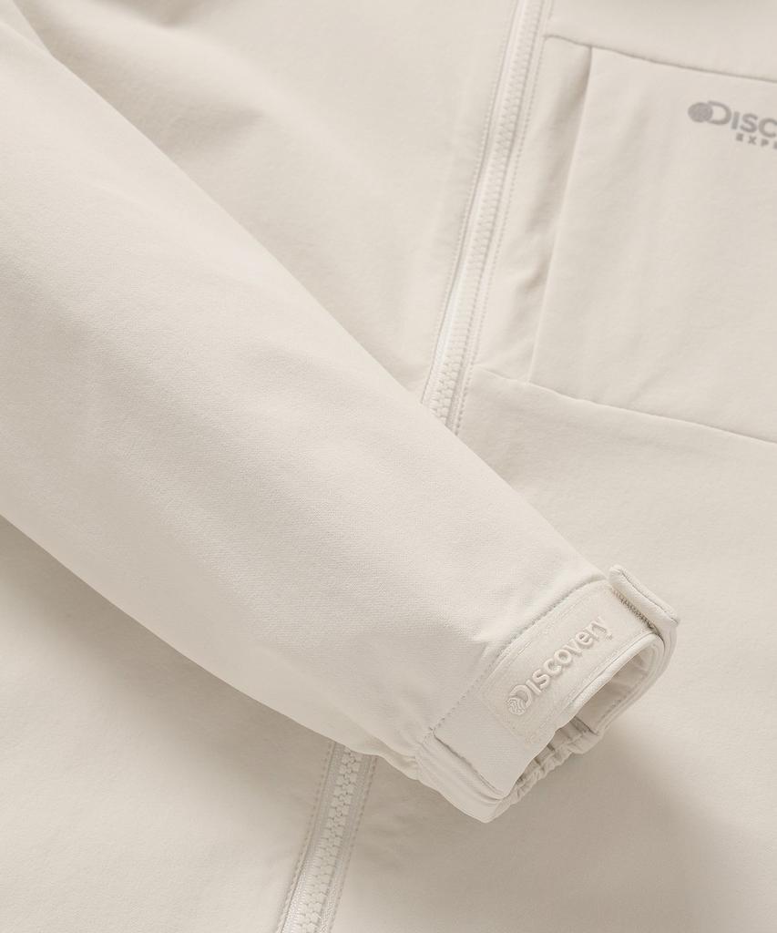 Discovery Expedition Men'S Essential High-Neck Softshell Jacket (Ivory)