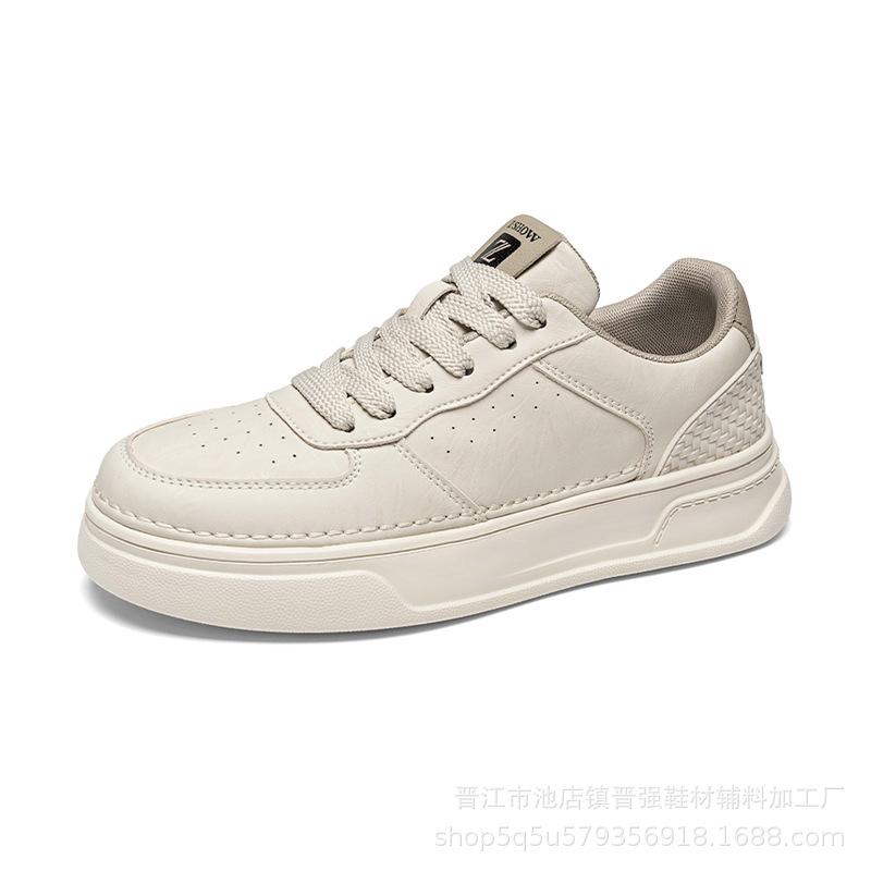 

Однотонные новая мода мужские туфли тренд нескользящие износостойкие кеды пара белые туфли повседневные универсальные спортивные туфли 44 абрикосовый