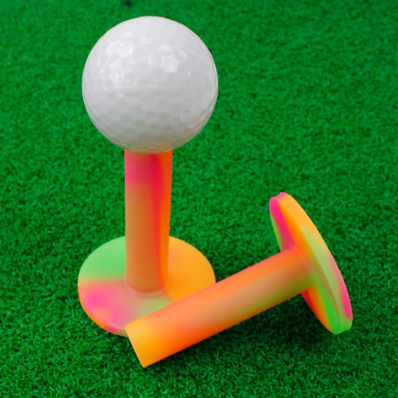 3Pcs Golf Rubber Tees Driving Range Professional Tees Stable Balls Holder Training Driving Range Tees Golf Accessories