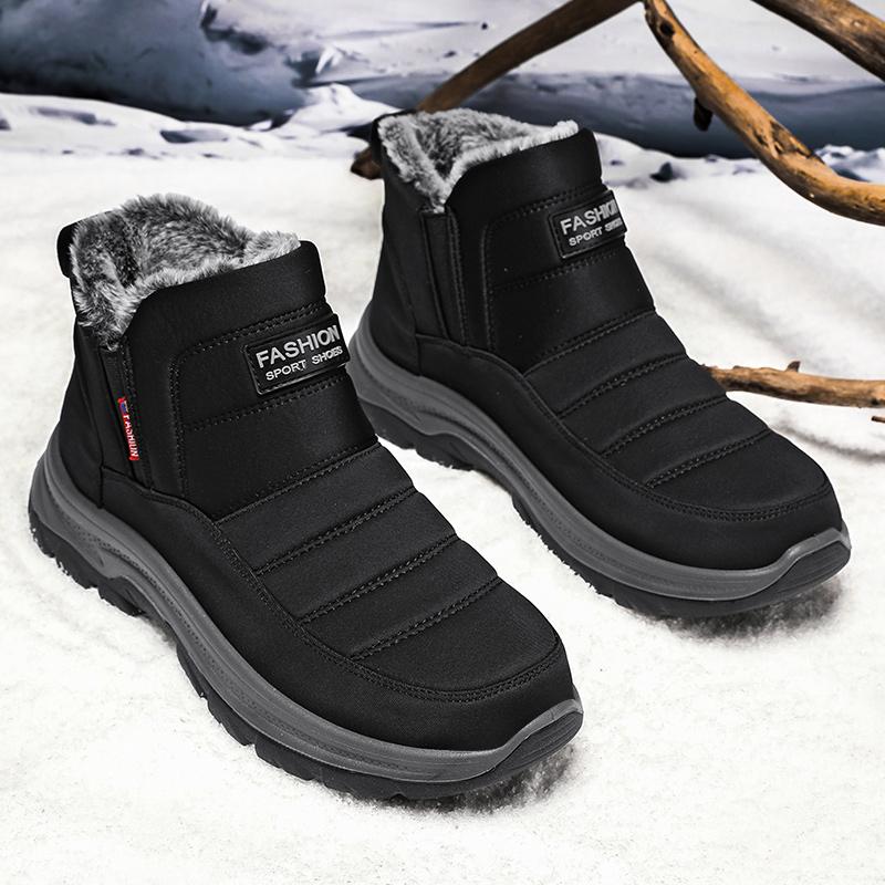 MCTIN Scarpe sportive calde e spesse da donna autunnali e invernali, antiscivolo, ammortizzanti, leggere, alte, da uomo