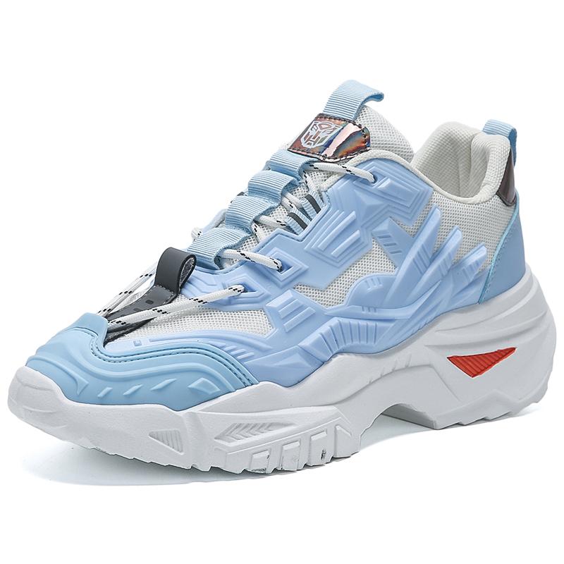 

Мужская обувь, повседневные дышащие кроссовки, универсальная обувь для студентов и пап, модная обувь 44 светло-синий