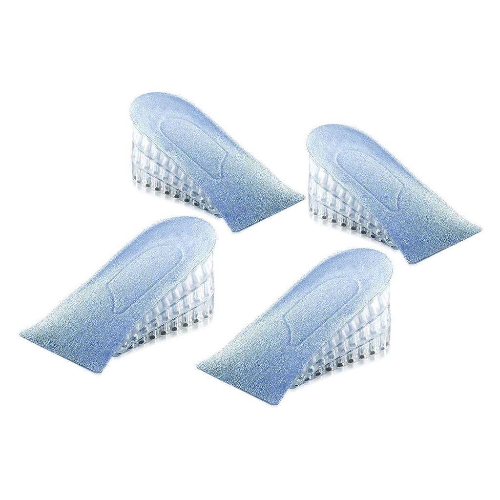 Solette Rialzo Altezza Multistrato Silicone Trasparente Ammortizzante Rialzi Scarpe Ascensore 5cm 2