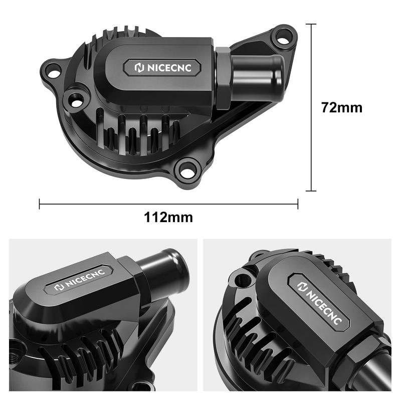 NICECNC For Suzuki DRZ400 DRZ400E DRZ400S DRZ400SM DR-Z 400 E S SM 2000-2024 Aluminum Water Pump Cover 17410-29F21 2023 2022