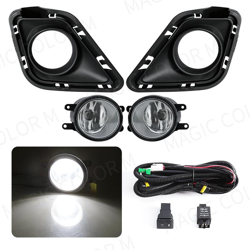 Led Fog Lamp For Toyota Ractis 2010 2011 2012 2013 2014 Auto Bumper Front Light Head Lamp Replacement Cover Car Accessories 12V