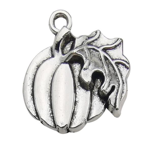 80-Piece Halloween Accessory Set: Pumpkin, Skull, Bat Claws, Witch Pendant, Chain Necklace, DIY Earring Kit