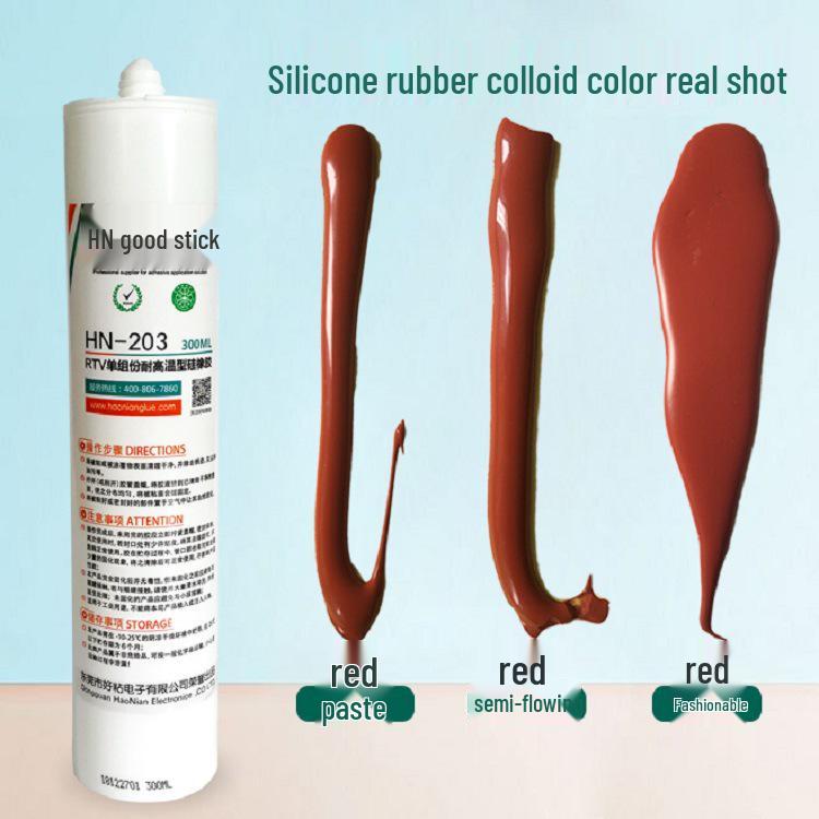 Good Adhesive HN203 High-Temp Red Silicone Sealant