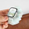 Stylish Yarn Scrunchie Strap Suit for Apple Watch Series Women's Polka Dot Yarn-style Sweet Large Scrunchie for Iwatch Strap