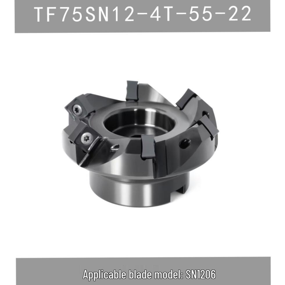 Face Mill Cutter Head: SNMU1206XTN, SNMX1205 AN, SNEU1206ZNEN (45°, 75°, 88°)