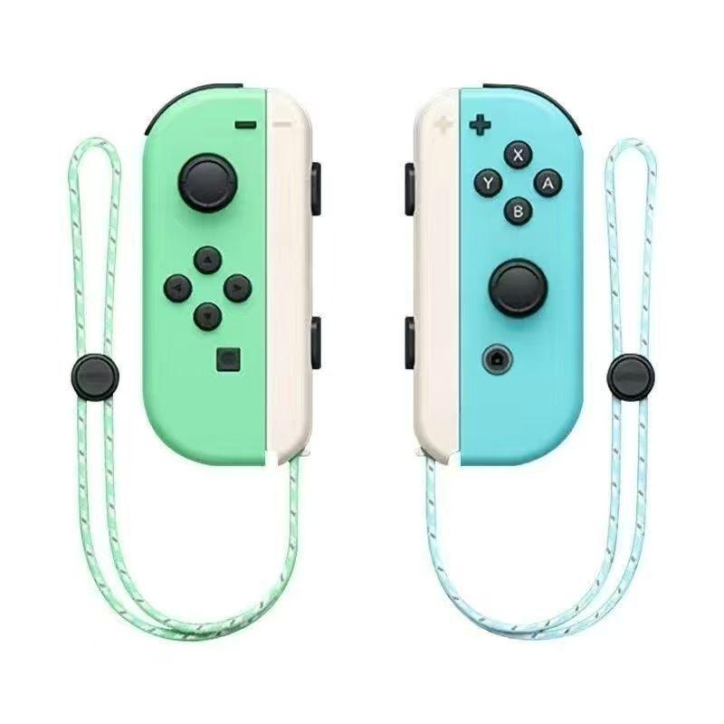 Wireless Bluetooth Joy-Con Controllers with Wake-Up Feature and Wrist Strap, Left and Right Separately for Switch
