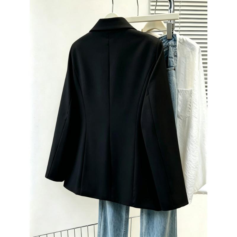 Damen Slim Fit Professionelles Temperament Pendler Design Kleiner Blazer Oberbekleidung