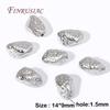 18K Gold Plated Metal Bead Separators For Bracelets,Weave Pattern Beads,Spacer Beads For Jewelry Making DIY Accessories