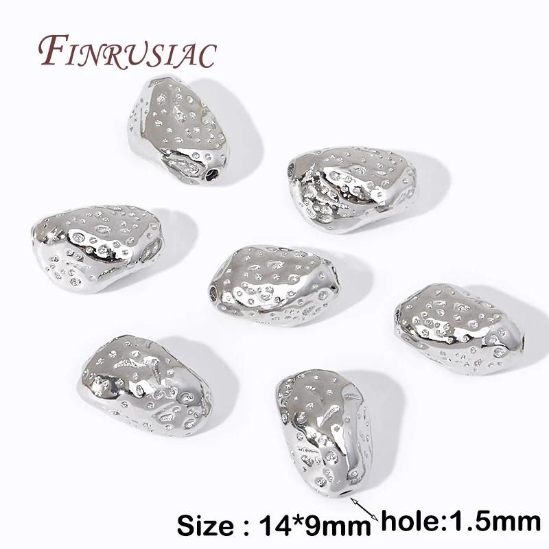 18K Gold Plated Metal Bead Separators For Bracelets,Weave Pattern Beads,Spacer Beads For Jewelry Making DIY Accessories