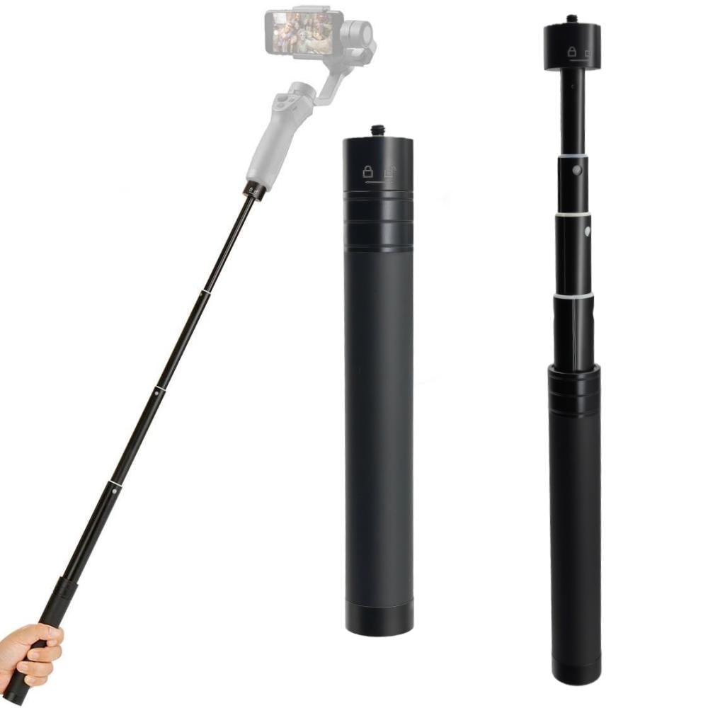

Extension Rod Pole For Stabilizer Max Length 73cm Aluminum Alloy Pole with 1/4 Inch Screw for Gimbal Stabilizer zhiyun Feiyu