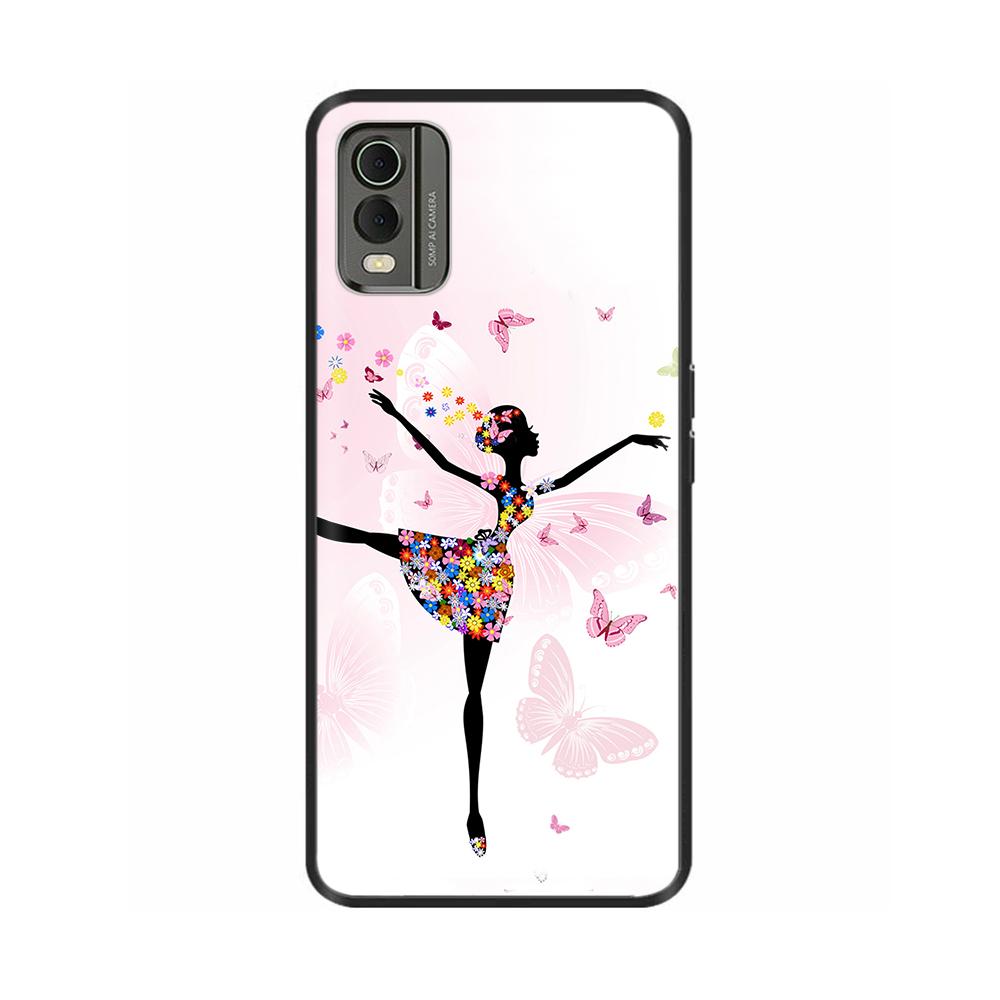 

Чохол для телефону Nokia C32 Case 2023 ТПУ Розфарбований М який силікон Чорний бампер Coque для Nokia C32 C 32 4G NokiaC32 Чохли Ударостійкий Nokia C32