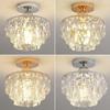 Modern Crystal Ceiling Light for Aisle, Corridor, Staircase, Balcony, Cloakroom, Foyer, and Entrance Hall