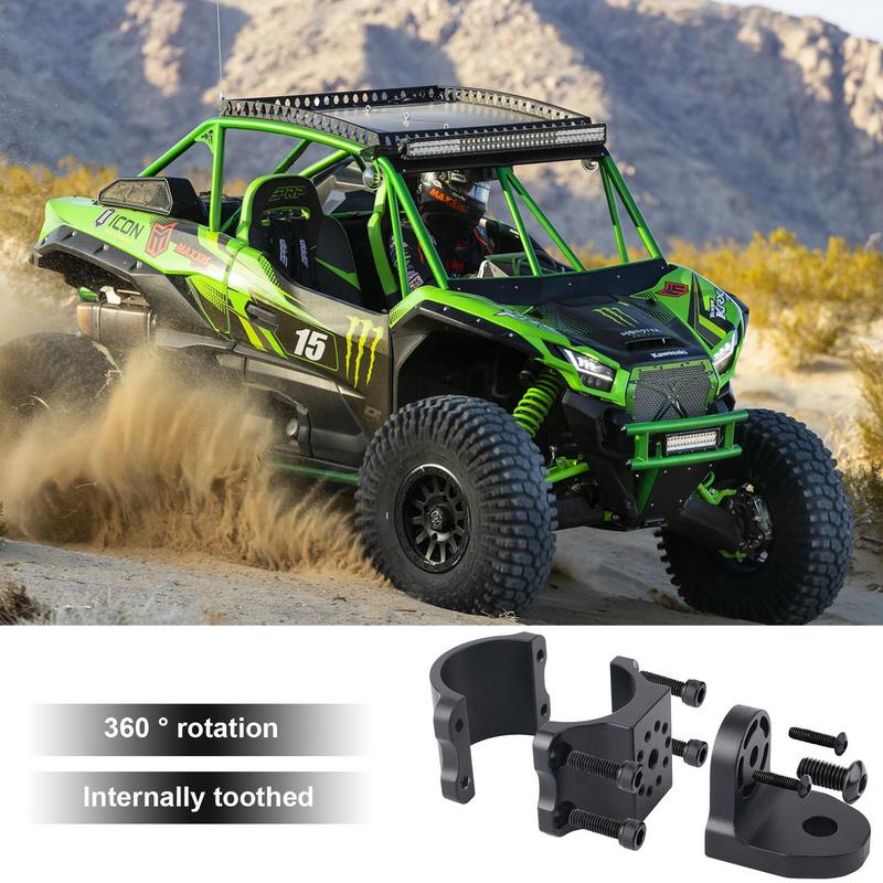 UTV LED Whip Light Bracket 1.75"-2" LED Mounting Stand For UTV ATV Bombardier X3 Adjustable Flagpole Light Holder Bracket