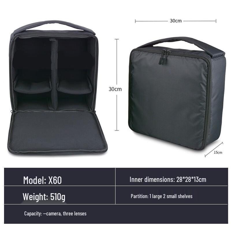 

Fly-Leaf DSLR Camera Lens Insert Bag