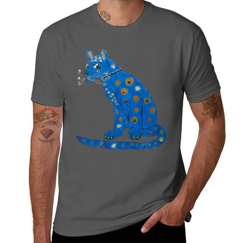 Blu Cat Mamma Mia TShirt custom shirt summer clothes plus size clothes anime mens designer t shirt 2025 new model