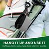 Golf Club Cleaning Kit Portable Waterproof Nylon Case with Detachable Buckle Dry Wet Separation Hanging Design for Golfers