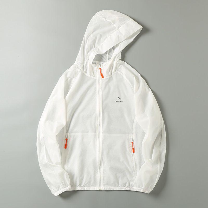 Sale of Men's Clothing from Foreign Trade, Factory Surplus, Summer Lightweight Breathable Sun Protection Hooded Skin Jacket, Couple's Outerwear
