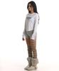 Kimseupeulesikoteunmakes Kims Bam Logo Ls Tee White