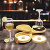 Rotating Salt Dipping Device Foldable Cocktail Seasoning Box 3-Tiers Rimmer Box  Restaurant