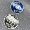 HBZBP1 Car Steering Wheel Metal Protective Cover for BYD Atto 3 Yuan Plus Seagull Dolphin Seal Stainless Modified Sticker Fashion New