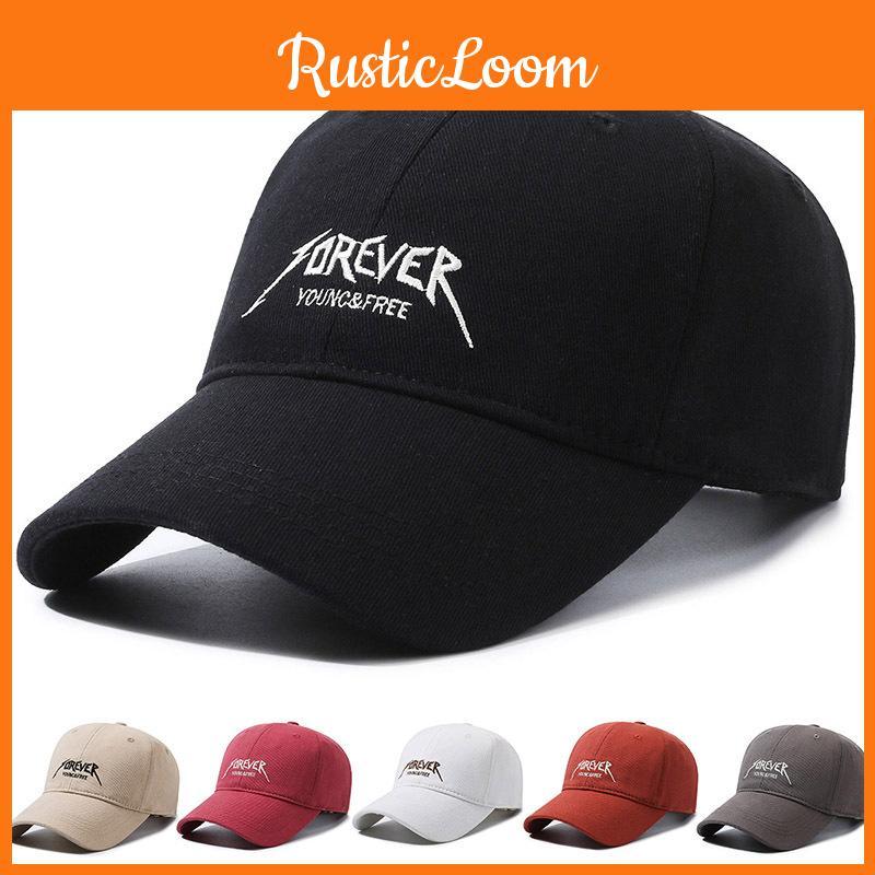 Letters Foreve Embroidery Cap Women Sunscreen Soft Top Outdoor Running Sports